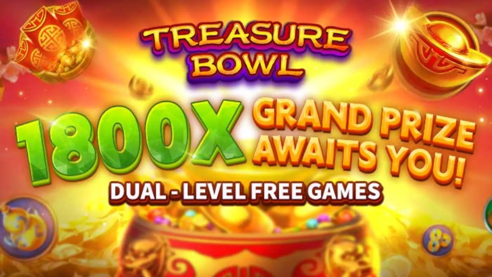 Multiplicadores Treasure Bowl bae777 - 7777x Máximo com Tigela Dourada